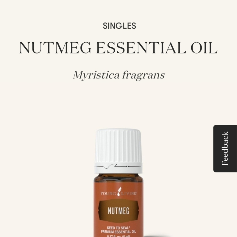 NUTMEG - Young Living 5 ml Oils New Bottle